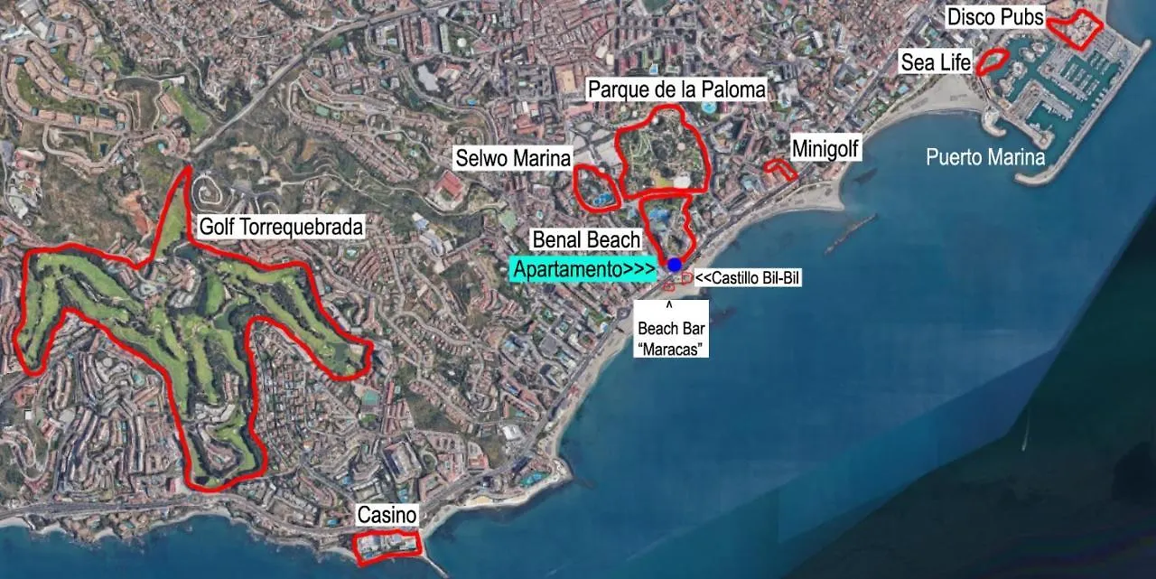 Apartamento Estudio Benalbeach Primera Linea De Playa Benalmádena